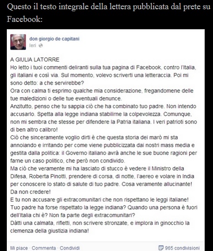 Don Giorgio De CApitani FB