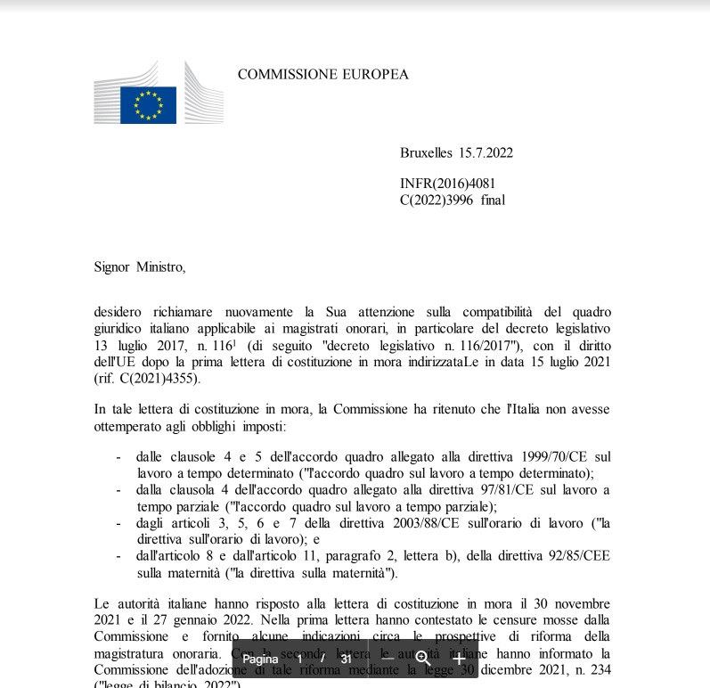 lettera in mora 1pg