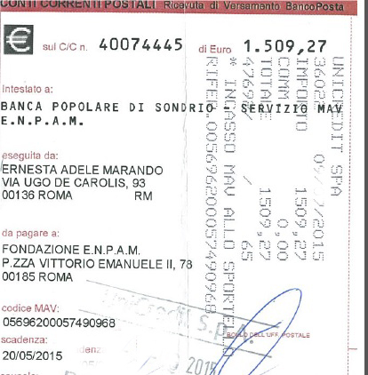 maggio 2015 fattura copia